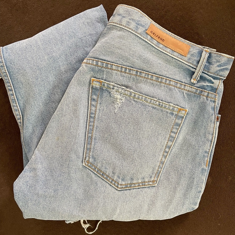 GRLFRND KAROLINA HIGH-RISE SKINNY CROP